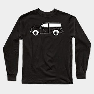 Opel White Outline Long Sleeve T-Shirt